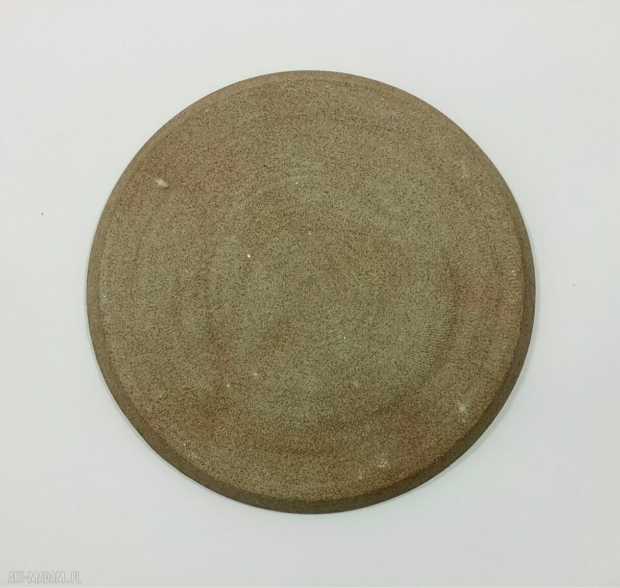 Para dużych talerzy glinianych 23 cm - komplet 2 szt. (Ceramystiq studio)