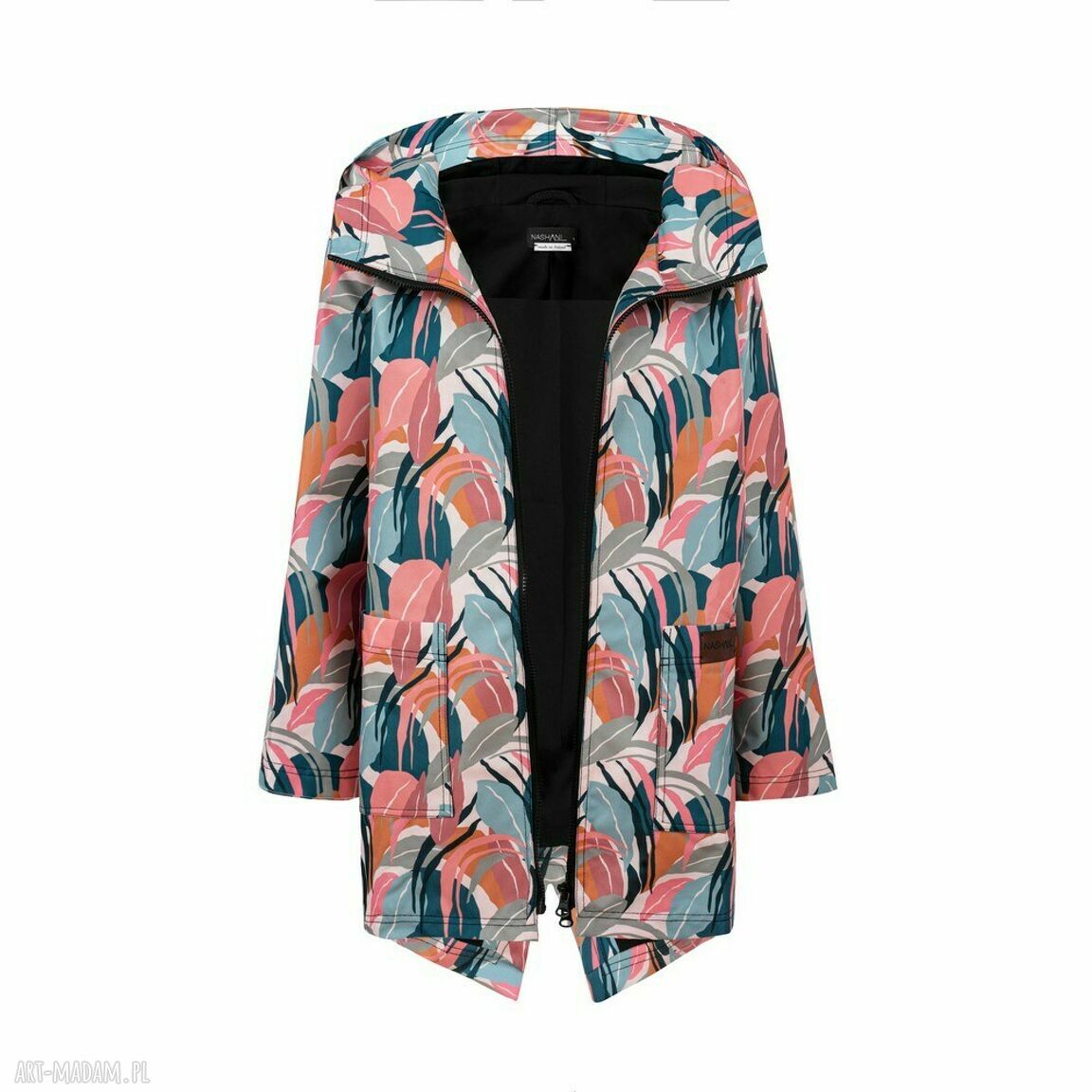 Płaszcz przeciwdeszczowy wodoodporny kurtka wiosenna kolorowy