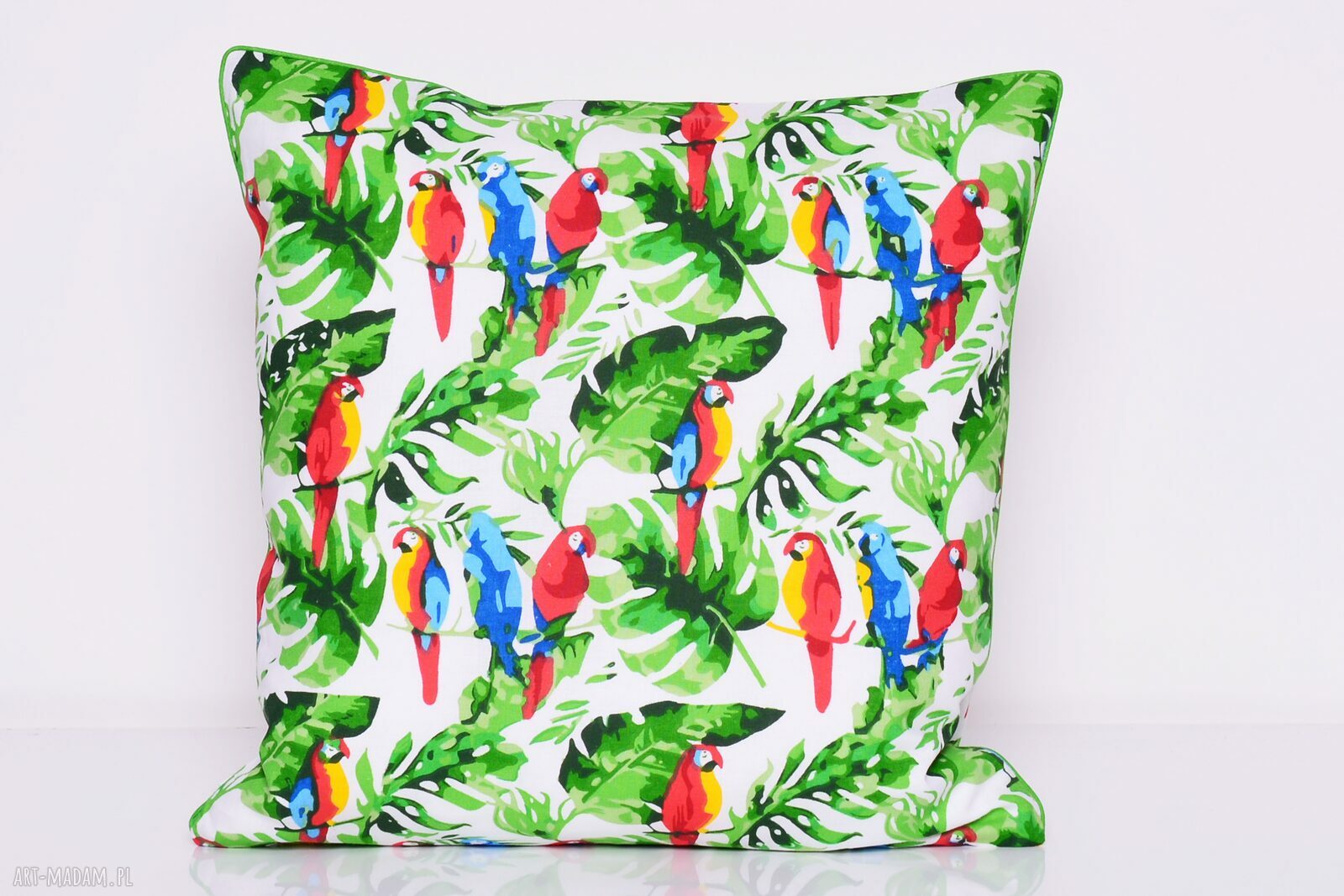 Poduszka PARROTS 40x40cm, papugi od majunto