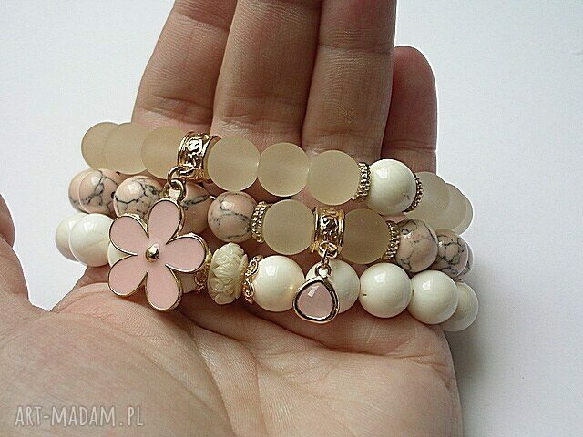PASTEL FLOWERS /08 2014/ SET Handmade