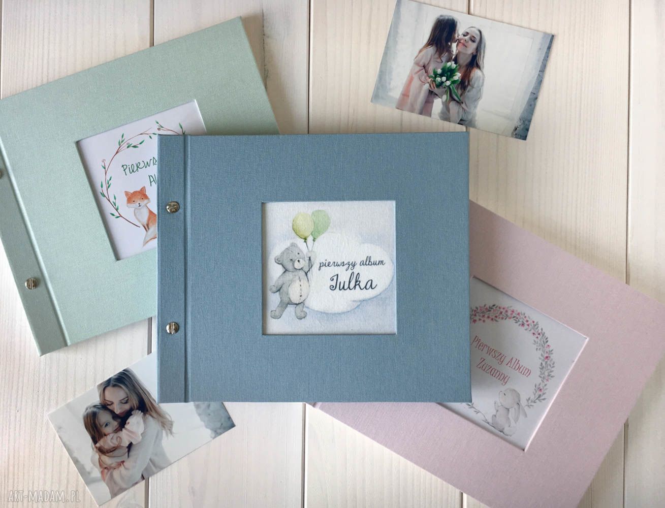 efektowne scrapbooking albumy pastelowy album dla dziecka