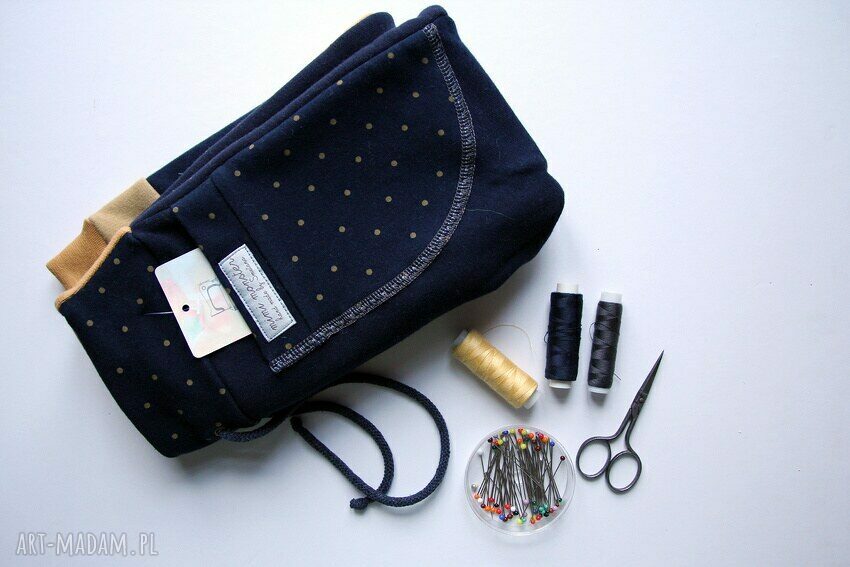 Patch Pants - ECO dresik dziecięcy / granatowy
