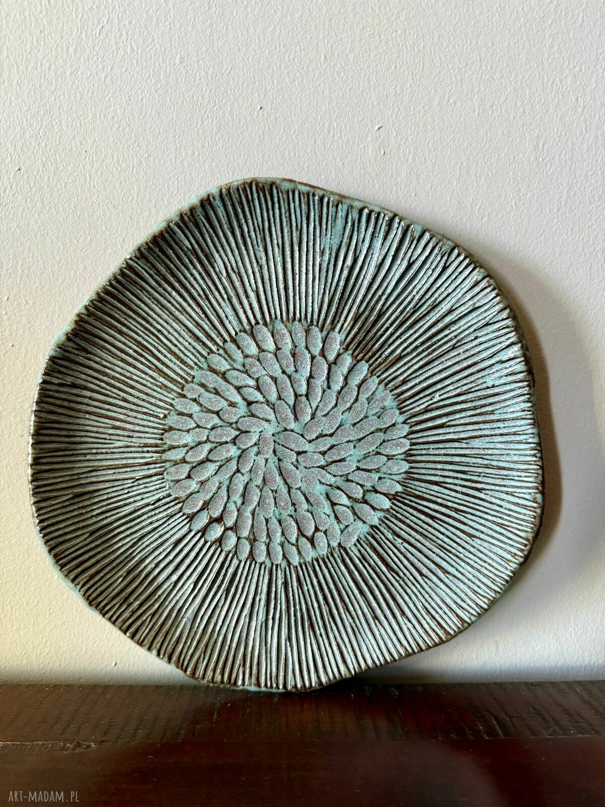 Patera ceramiczna 'Deep Lines' - talerz i misa poLEPIONE, 25 cm