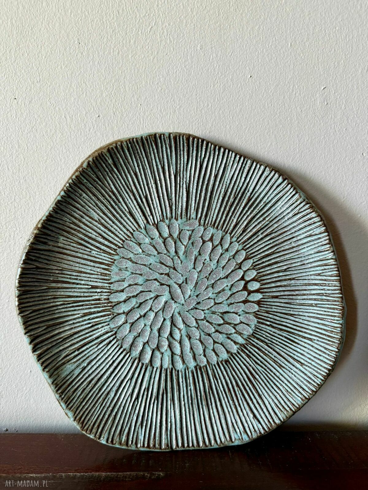 Patera ceramiczna 'Deep Lines' - talerz i misa poLEPIONE, 25 cm