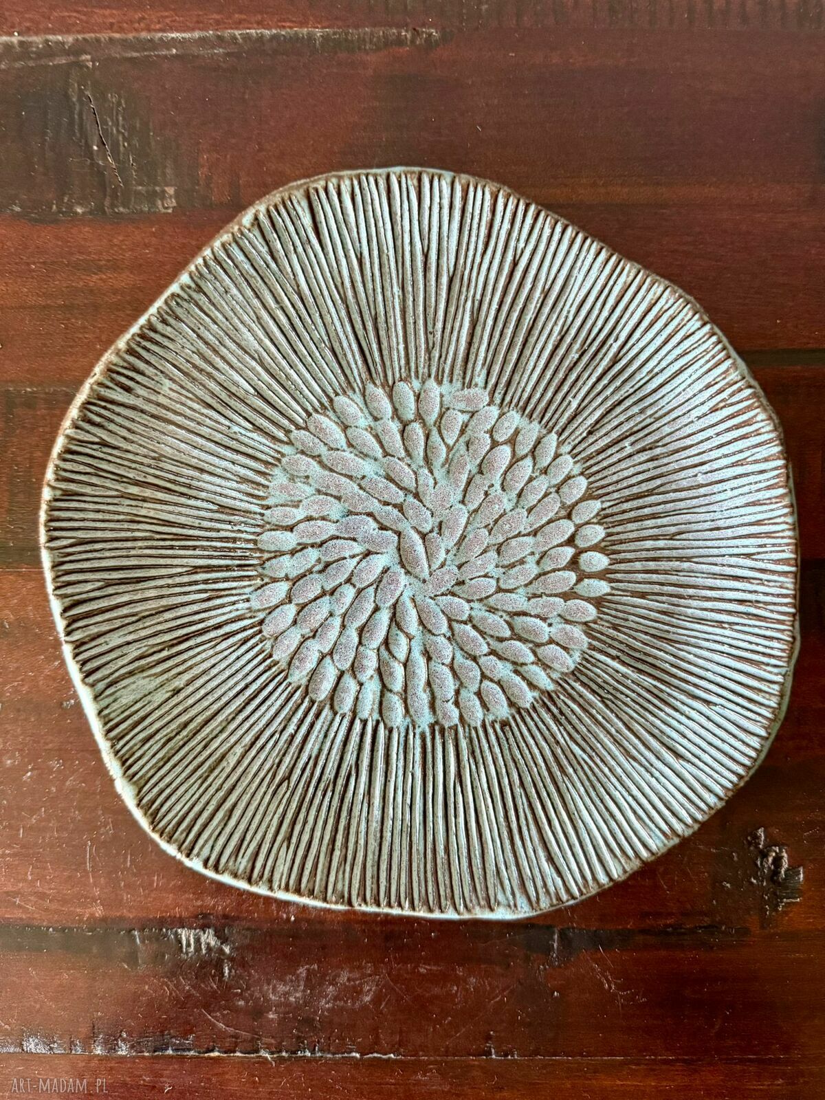 Patera ceramiczna 'Deep Lines' - talerz i misa poLEPIONE, 25 cm