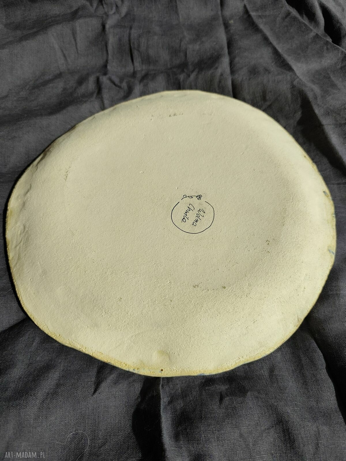 Patera ceramiczna na owoce Wolna Chwila - handmade talerz do serwowania