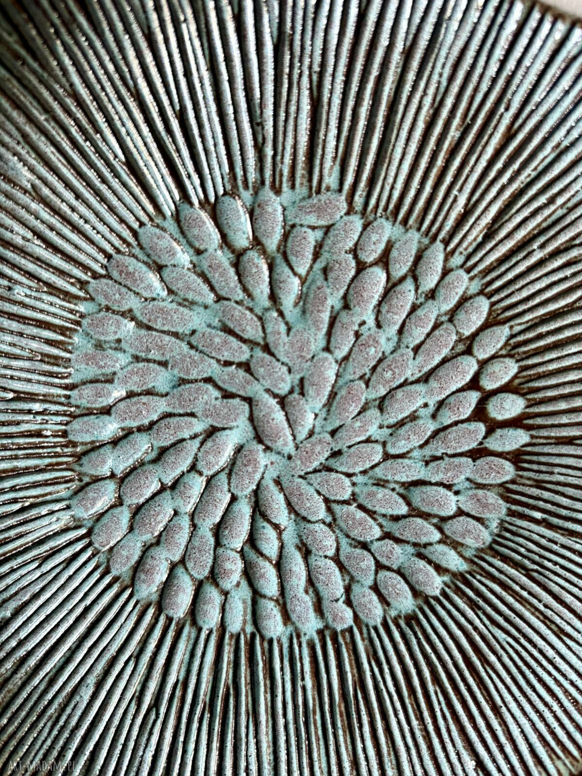 Patera ceramiczna 'Deep Lines' - talerz i misa poLEPIONE, 25 cm