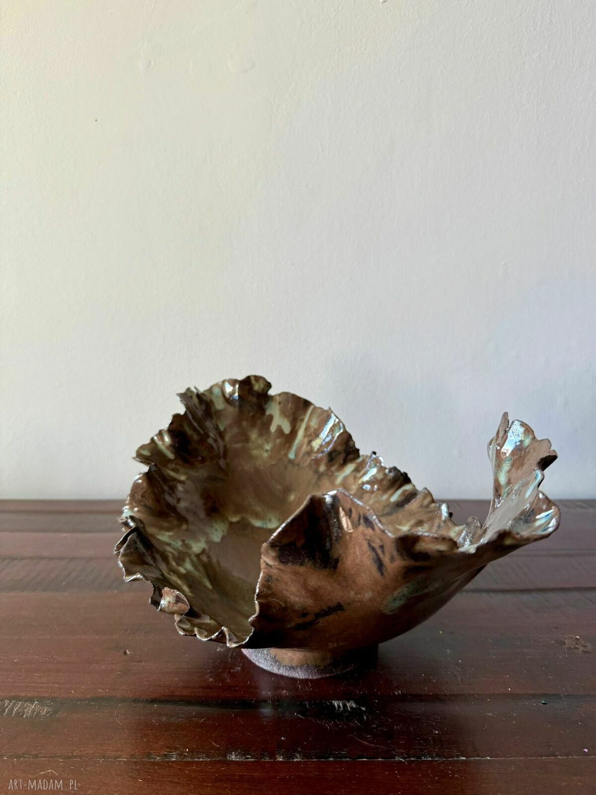 Patera ceramiczna handmade - miska na owoce i dekoracja wnętrza