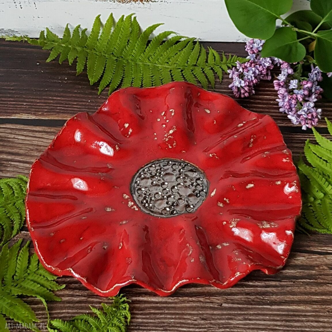 Patera dekoracyjna MAK - ceramika handmade do dekoracji ściany