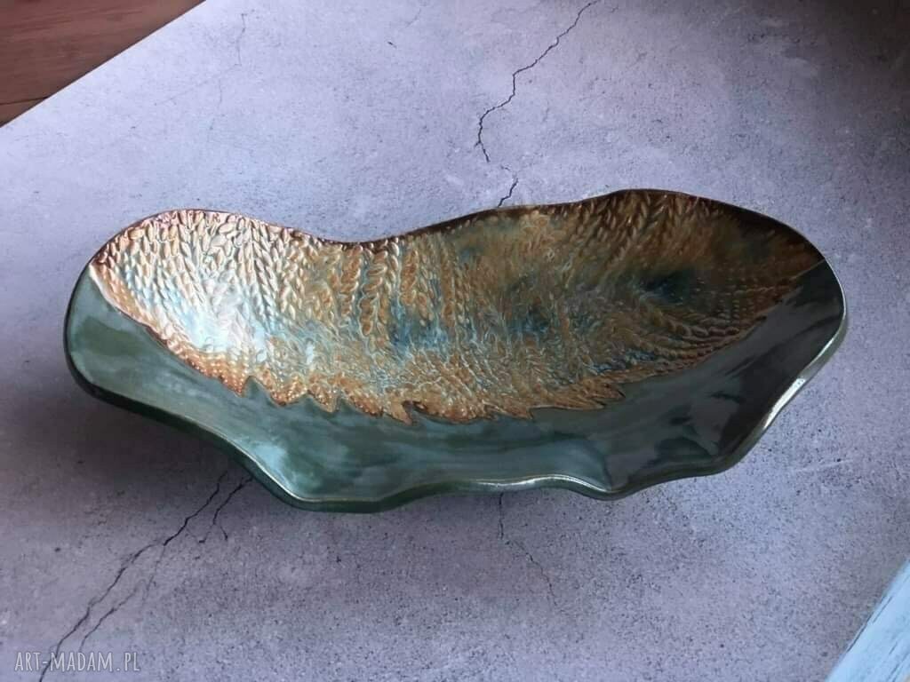 Patera JUNGLE - ceramika handmade na owoce i dekoracje