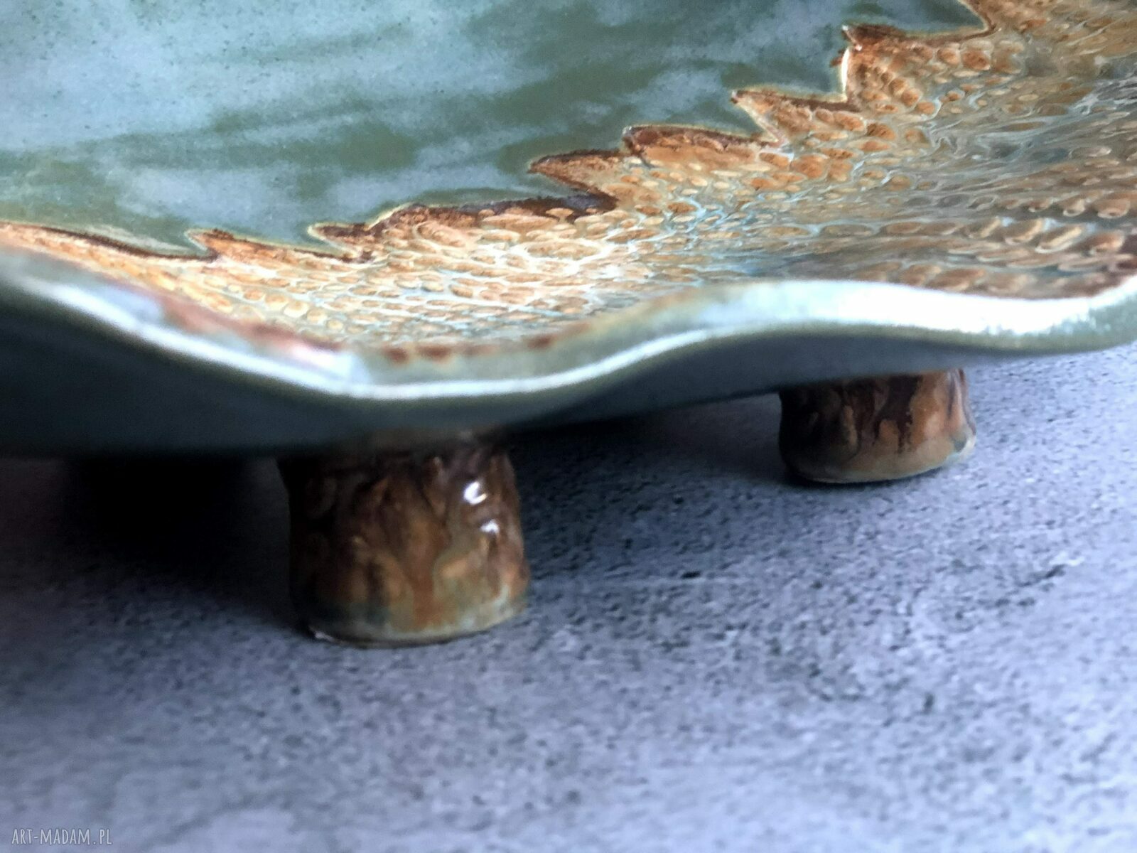 Patera JUNGLE - ceramika handmade na owoce i dekoracje
