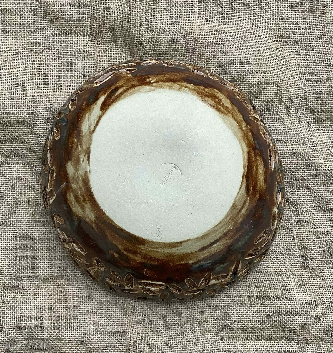Misa ceramiczna „Toń” - patera na owoce i słodkości, handmade