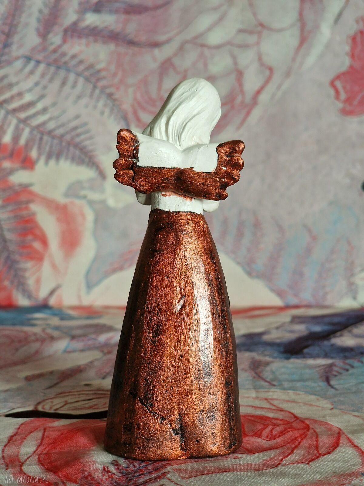 PATRIOTYCZNIE - Rzeźba z gipsu „Anioł Ojczyzny” 12,4 cm