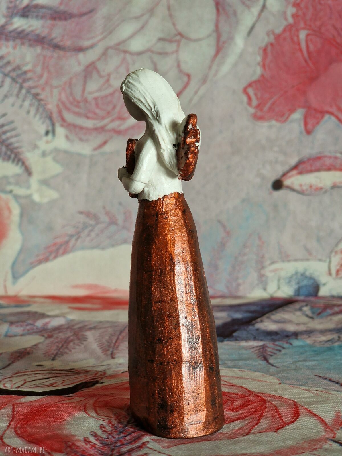 PATRIOTYCZNIE - Rzeźba z gipsu „Anioł Ojczyzny” 12,4 cm