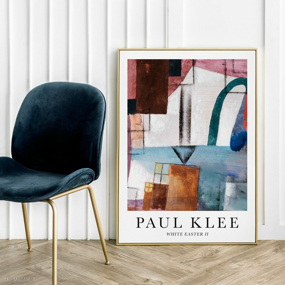 Plakat 30x40 cm Paul Klee White Easter II - biała abstrakcja