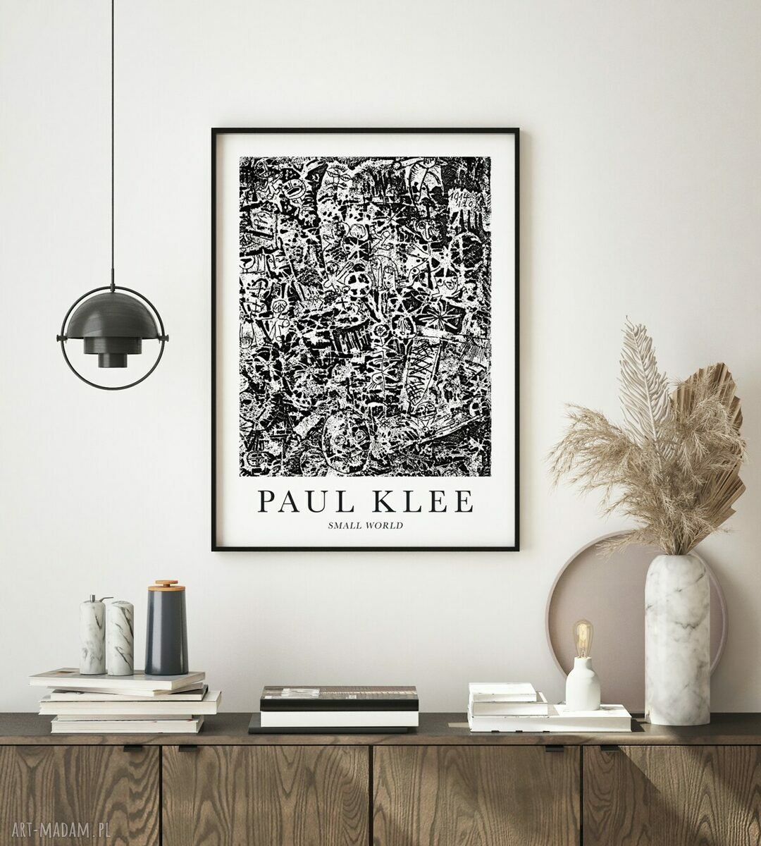 Paul Klee Small World - plakat 40x50 cm