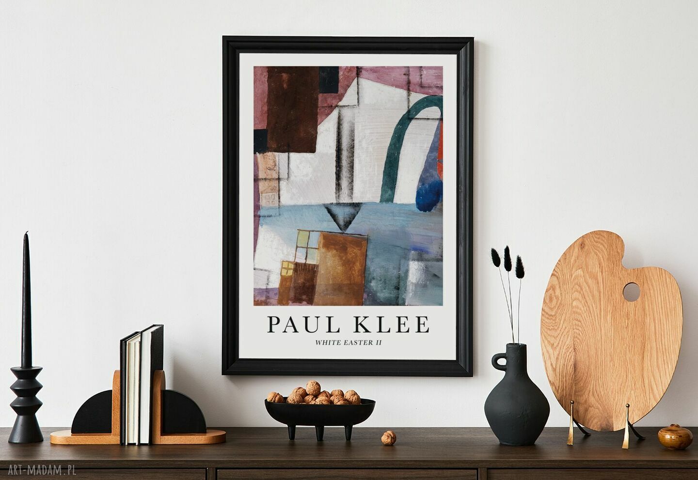 Paul Klee White Easter II - plakat 50x70 cm do wnętrza