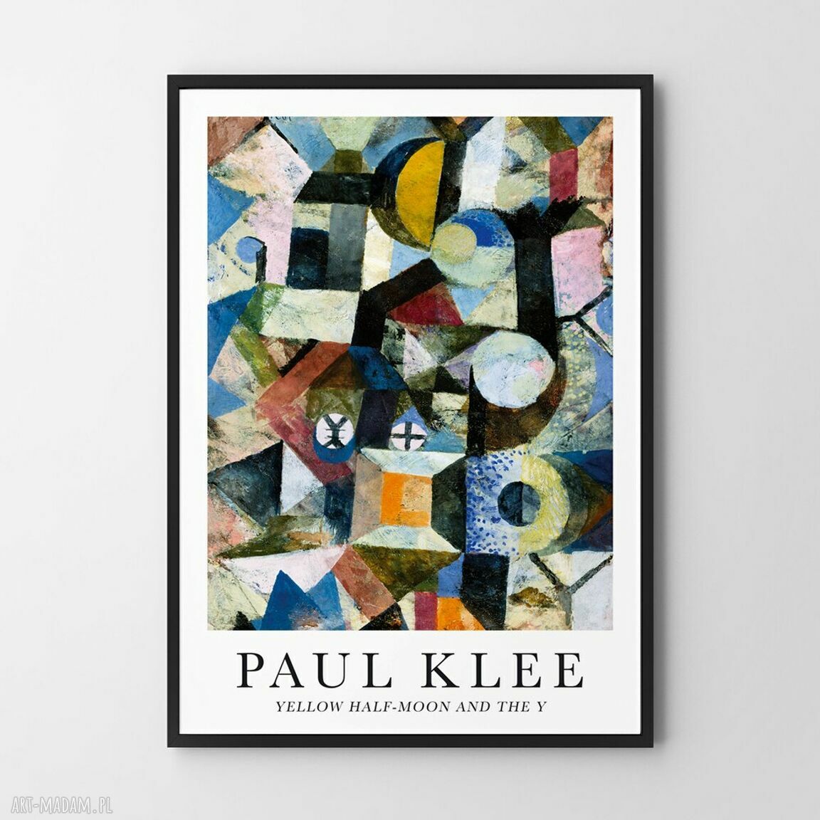 Plakat Paul Klee - format 40x50 cm (kolorowa abstrakcja)
