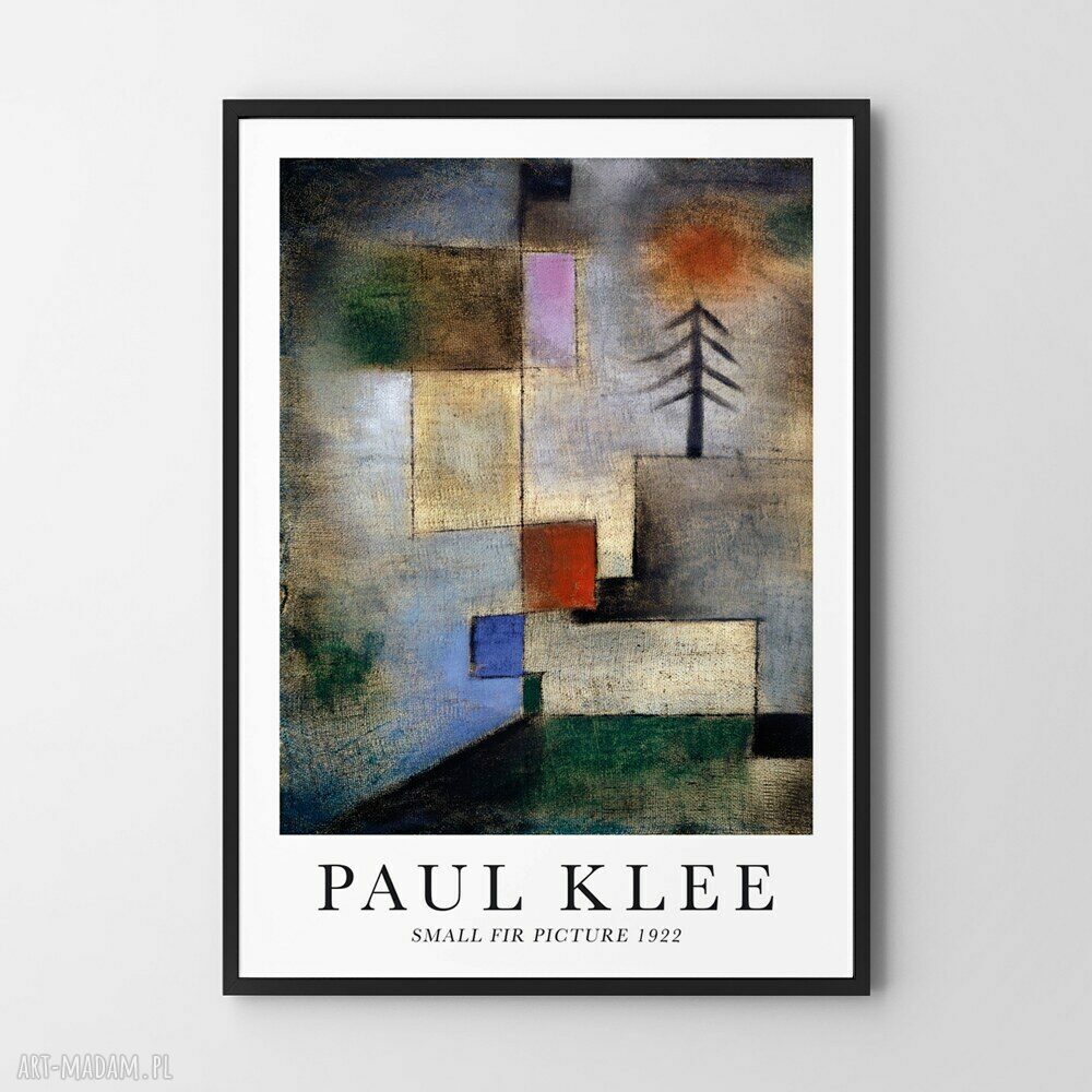 Plakat Paul Klee 'Small Fir Picture' - format 40x50 cm