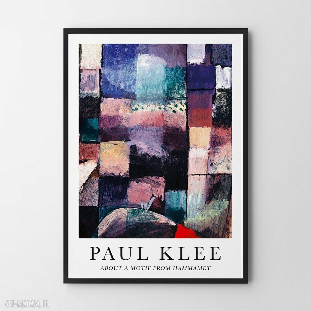 Plakat Paul Klee Hammamet - format 50x70 cm