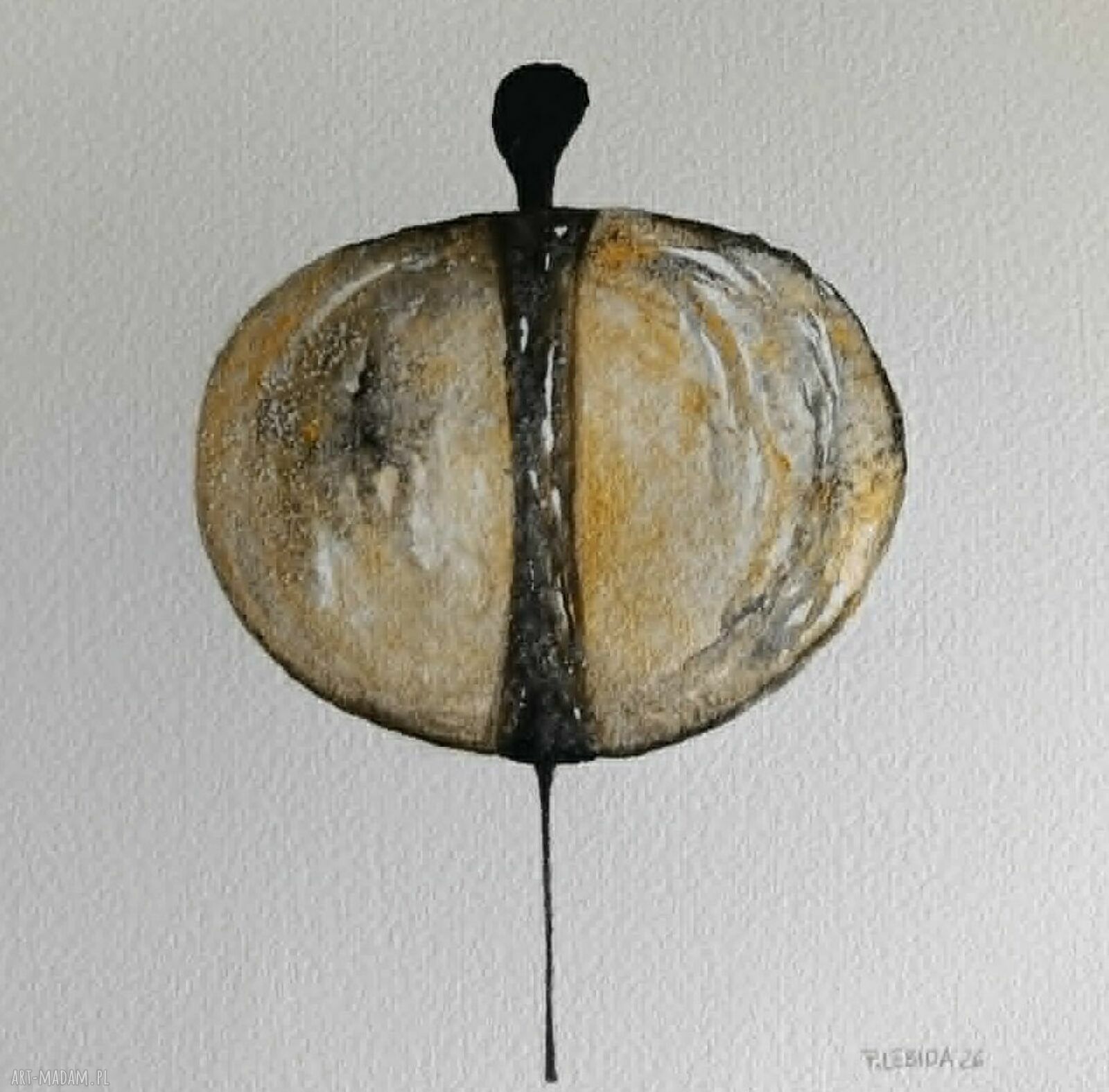 Cztery postacie - oryginalny komplet akwarel 20x20 Paulina Lebida