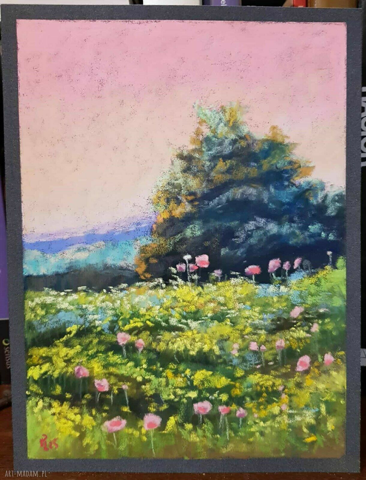 PEJZAŻ - pastele suche (24 x 18 cm)