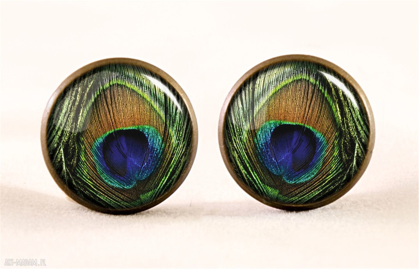 bransoletki: Pawie oko Bransoletka hand made