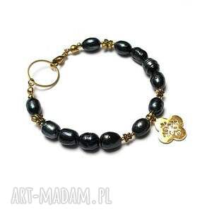 ki ka pracownia pearls navy blue perły naturalne