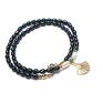 autorskie naszyjniki pearls /navy blue/ perły naturalne vol. 1 choker