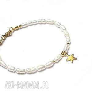 pearls white perły naturalne vol 2-bransoletka