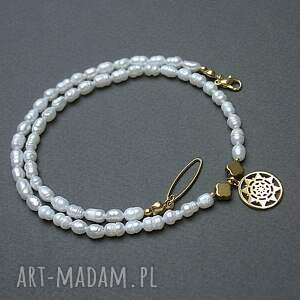 pearls white perły naturalne vol 4- choker