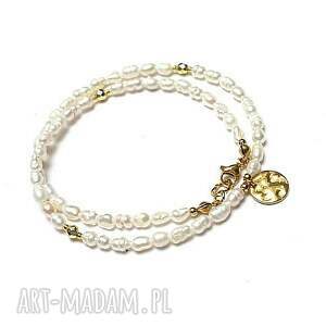 pearls white perły naturalne vol 5- choker