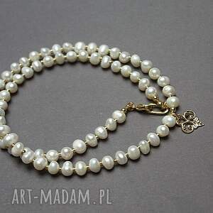 pearls white perły naturalne vol 6- choker