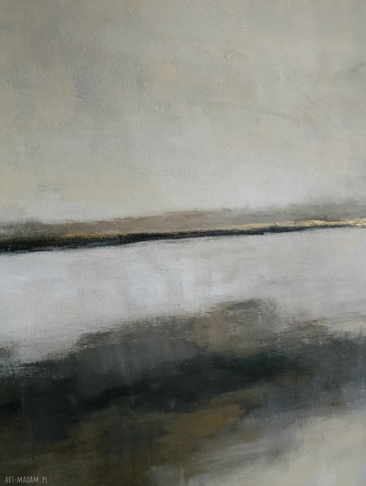 Pejzaż abstrakcyjny - nowoczesny obraz akrylowy 60x50 cm