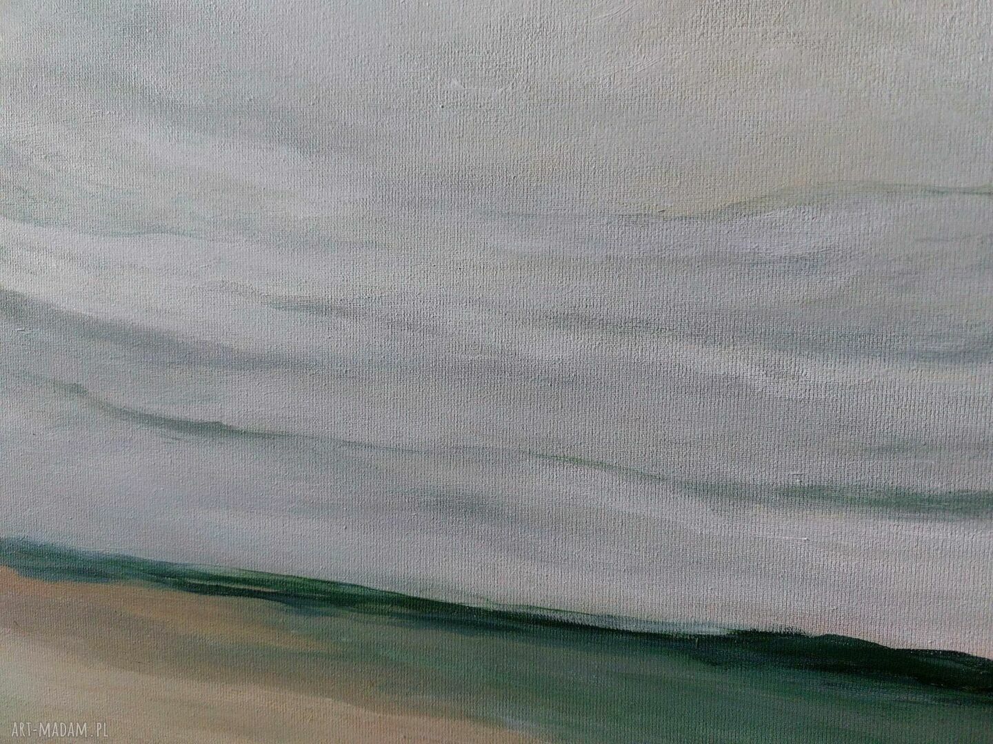 Pejzaż - obraz akrylowy 60x60 cm, ręcznie malowany