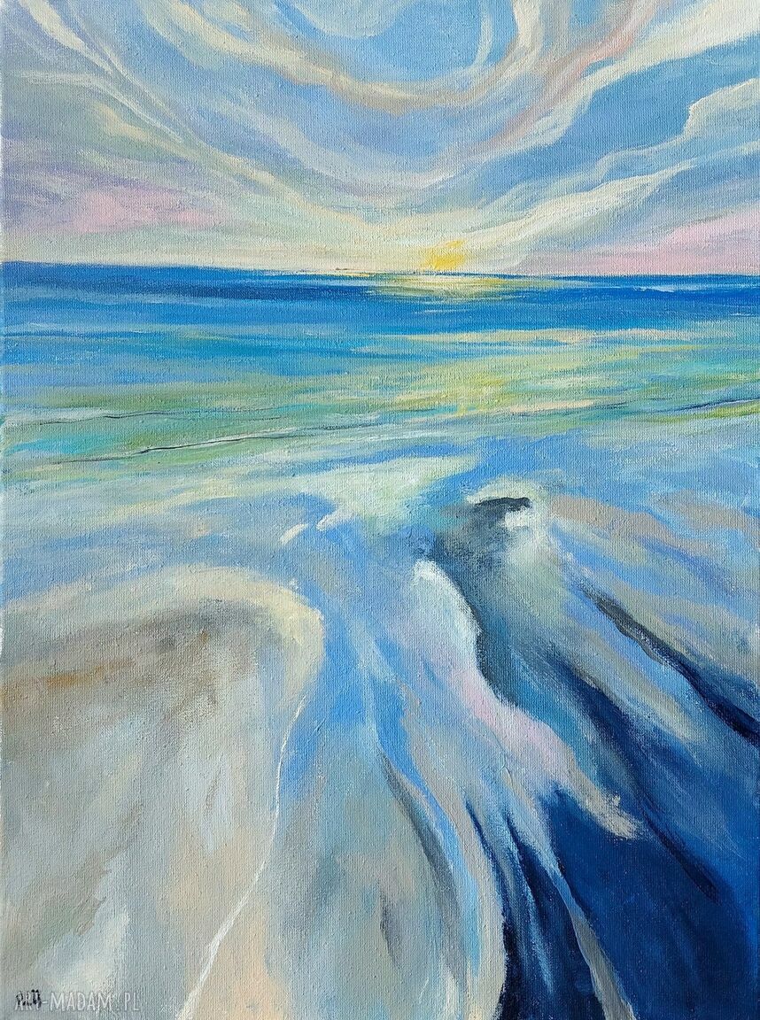 Pejzaż - obraz akrylowy 30x40 cm (niepowtarzalna praca)