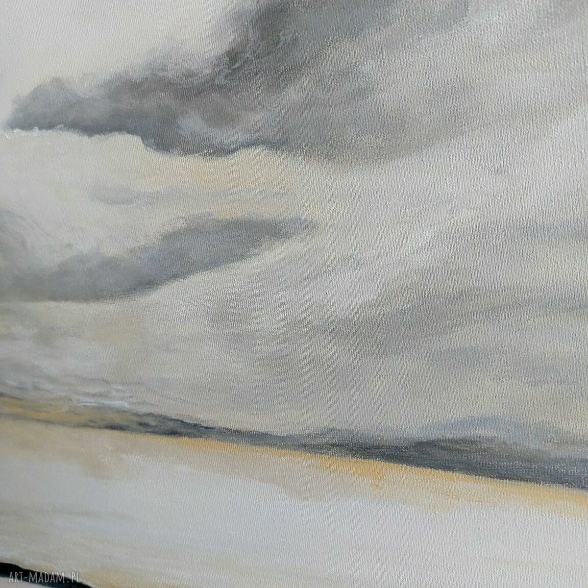 Obraz akrylowy Pejzaż 60x60 cm - ręcznie malowany na płótnie