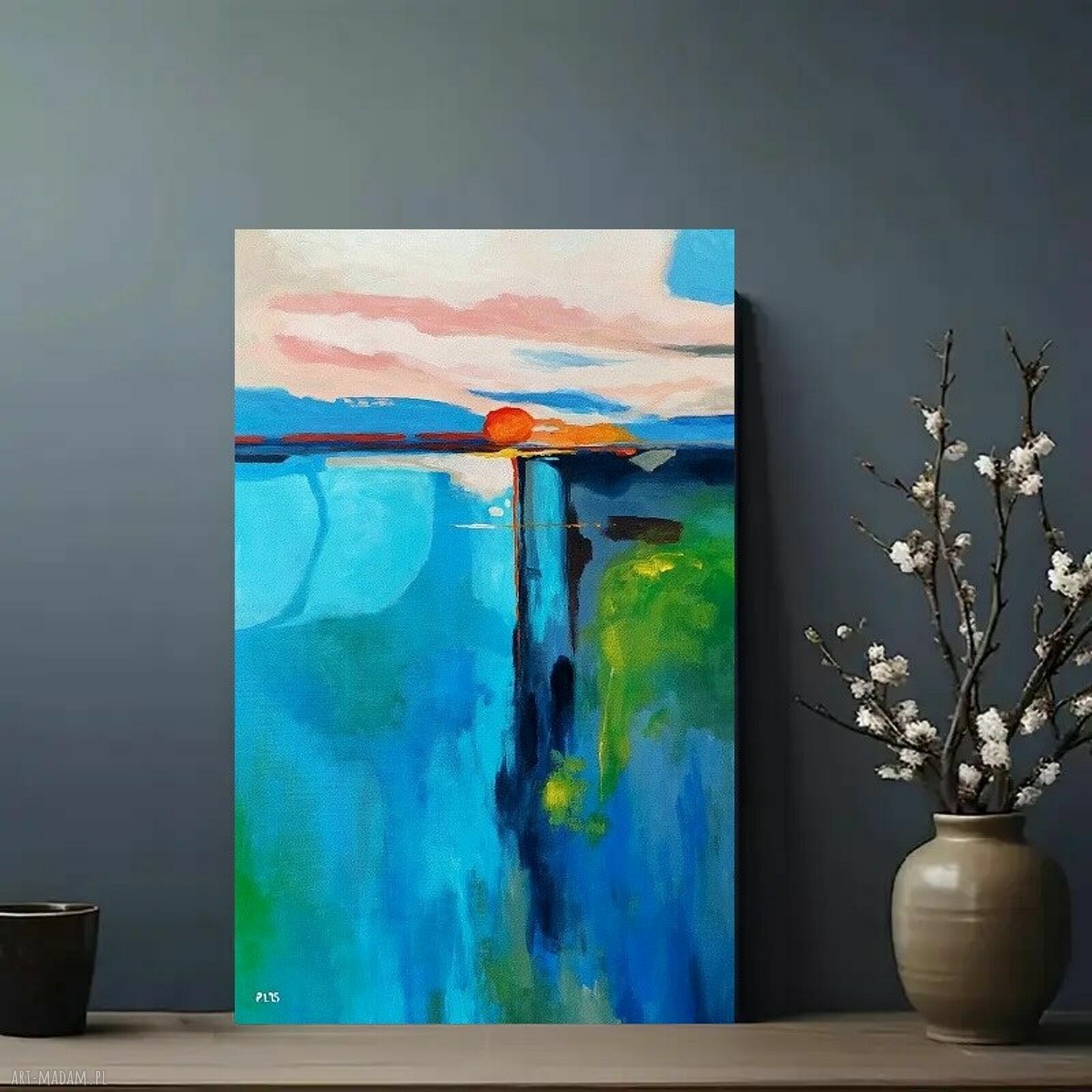Pejzaż - obraz akrylowy 80/50 cm na płótnie