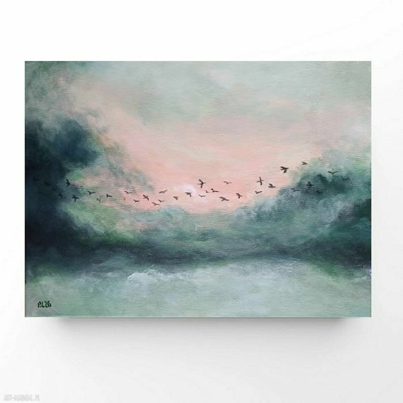 Pejzaż - obraz akrylowy 30x40 cm, gotowy do powieszenia