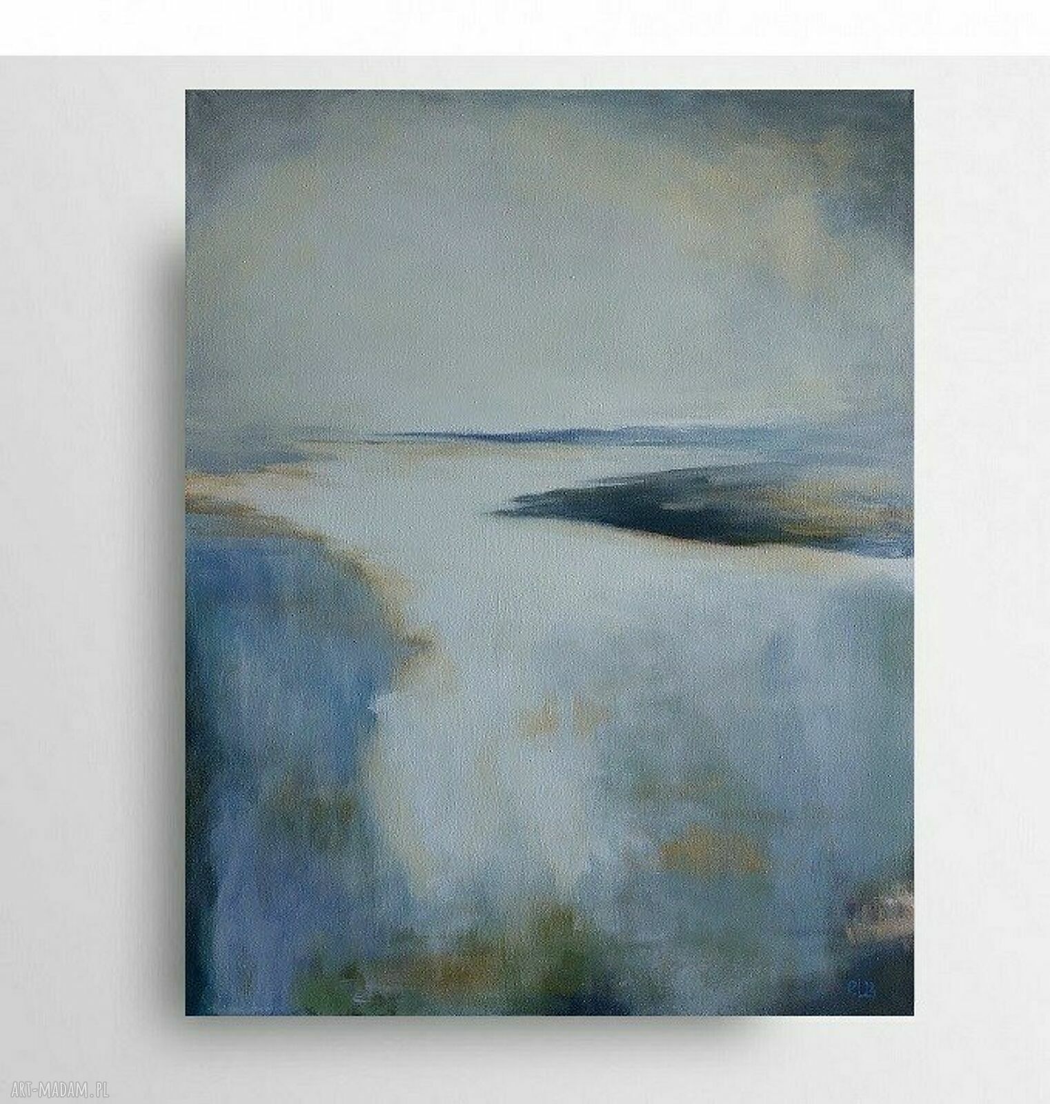 Pejzaż - obraz akrylowy 50 x 40 cm na płótnie, ręcznie malowany bez ramy