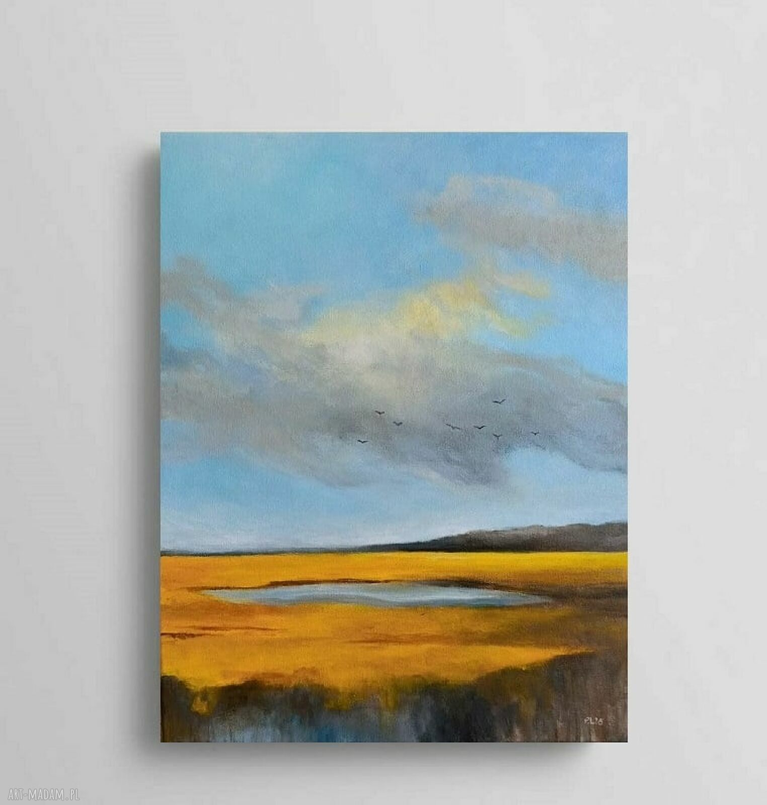 Pejzaż - obraz akrylowy 50 x 40 cm, gotowy do zawieszenia