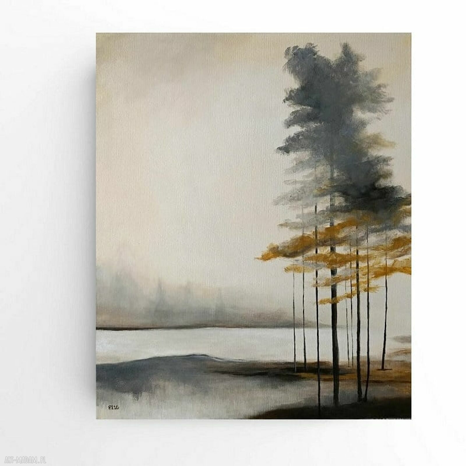 Pejzaż - obraz akrylowy 60 x 50 cm na płótnie, gotowy do zawieszenia