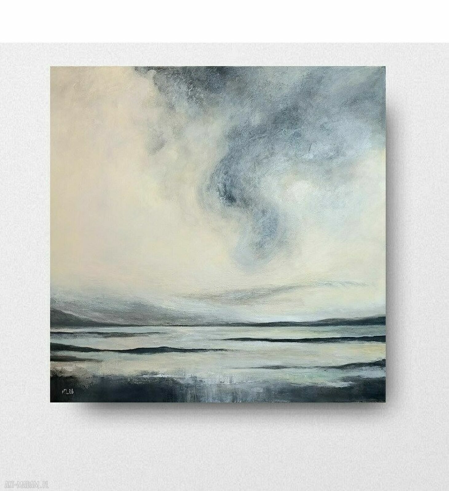 Pejzaż akrylowy na płótnie 60x60 cm