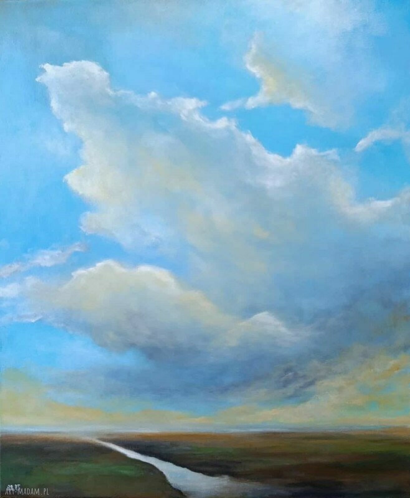 Pejzaż - obraz akrylowy 60x50 cm na płótnie