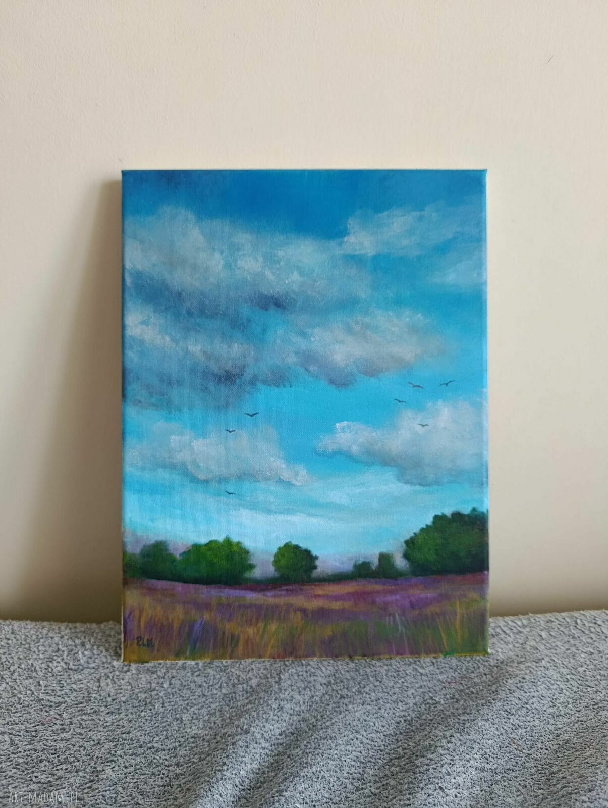 Pejzaż - obraz akrylowy na płótnie 40x30 cm