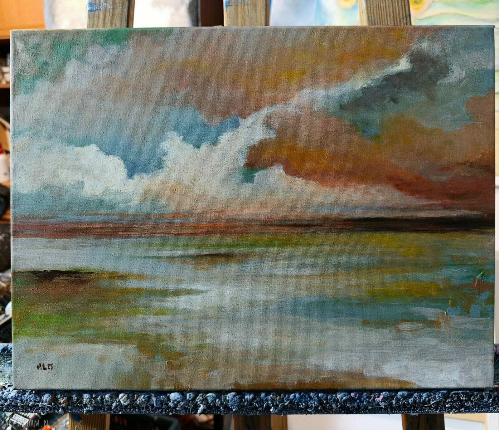 Pejzaż - obraz akrylowy na płótnie 30x40 cm