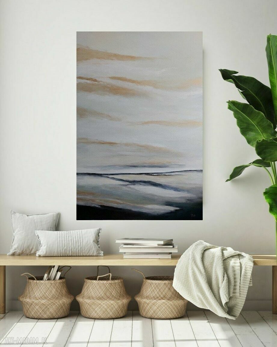 Pejzaż - obraz akrylowy 60 x 90 cm na płótnie, gotowy do zawieszenia