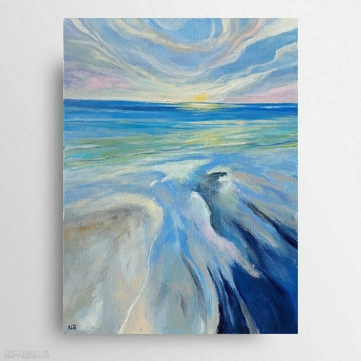 Pejzaż - obraz akrylowy 30x40 cm (niepowtarzalna praca)