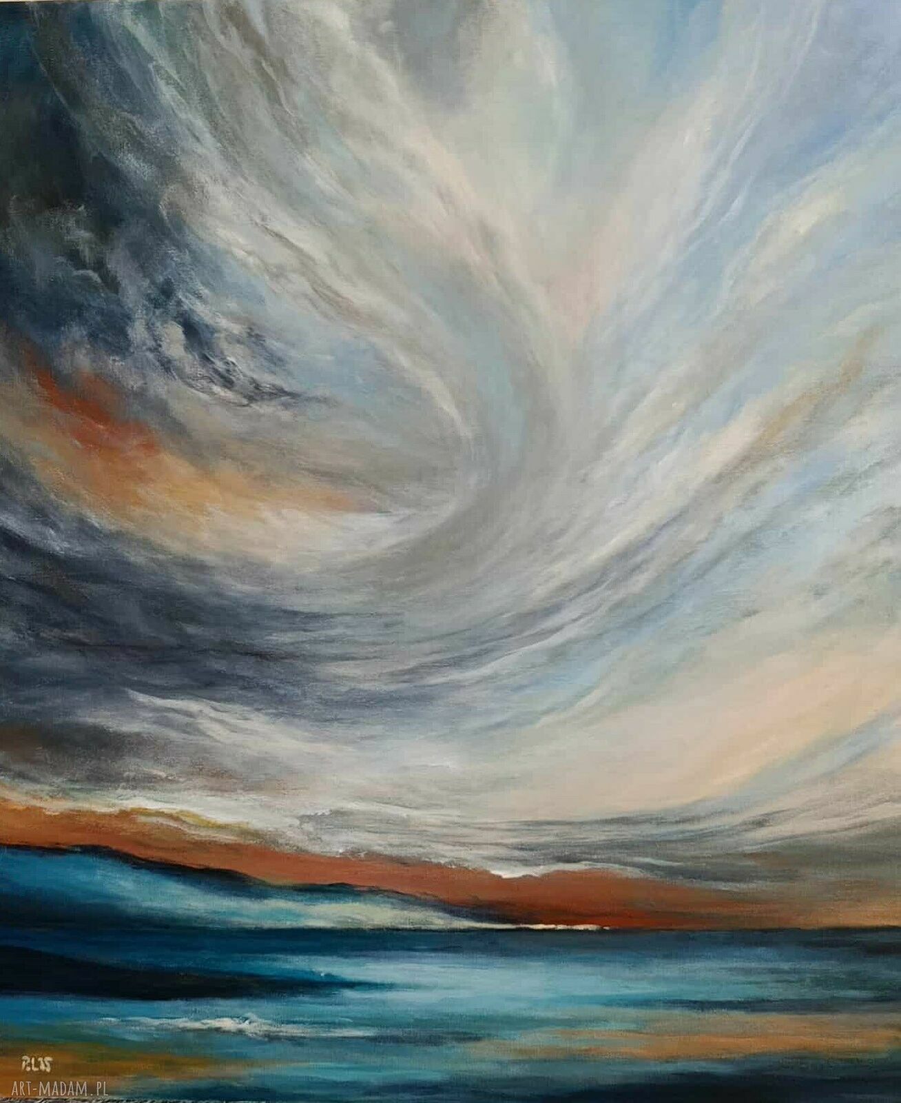 Pejzaż - obraz akrylowy na płótnie 60x50 cm