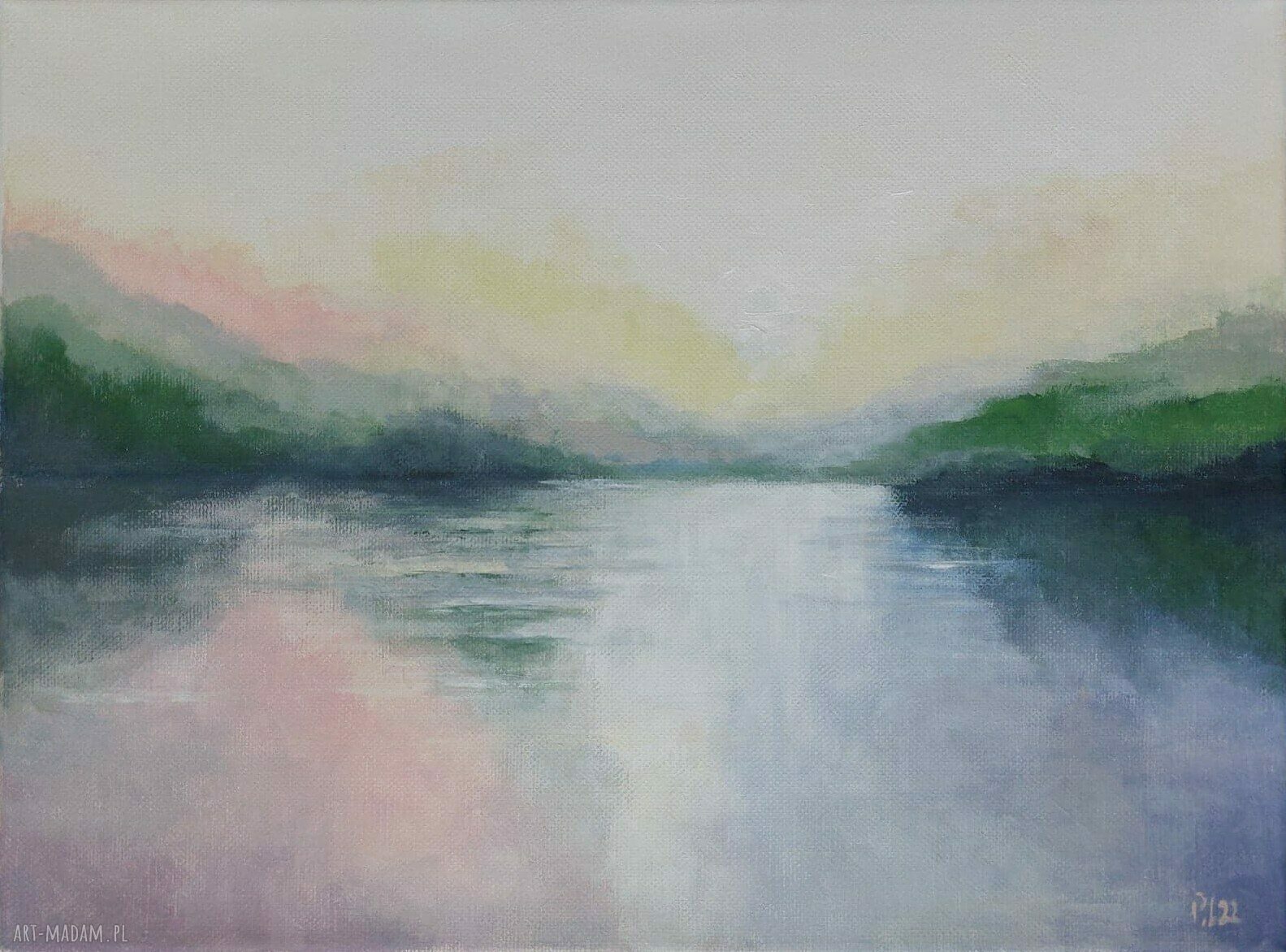 Pejzaż - obraz akrylowy 40x30 cm do zawieszenia